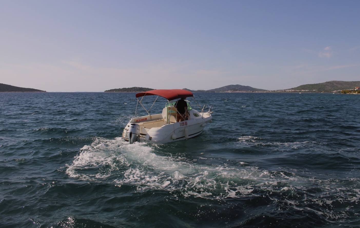 Luka Cruiser sunset tour Vodice — explorer's route through Tijat and Tijašnjica channel